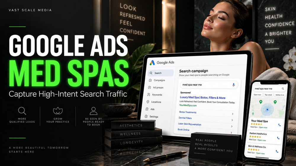 Google Ads guide for med spas using high-intent search traffic