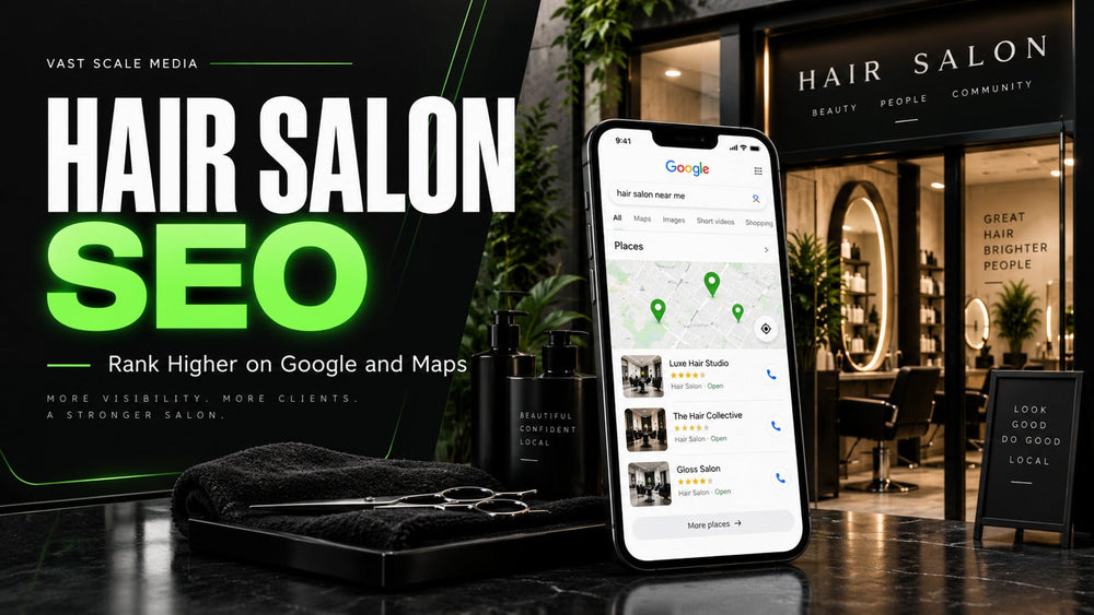 Hair salon SEO guide for ranking on Google and Maps